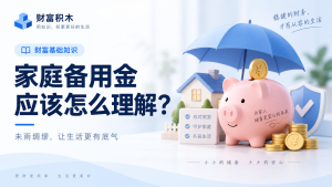 家庭备用金与家庭应急资金管理示意图